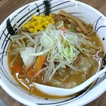 COPAL みやぎ生協桜ヶ丘店 - 同行者の「野菜たっぷり味噌ラーメン」着丼＼(^o^)／
