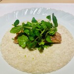 白寧 - 鰻、ガレット生地でクレープ風に