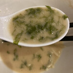 らぁ麺 麦造 - 岩海苔…スープに混ぜて