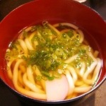 ぼくの店 - セットのうどん