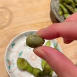 鮨 一二郎 - 北海道産のブランド枝豆は極大粒で甘くてもっちり❤️