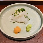 馳走 啐啄一十  - 【写真⑤】皮剥(厳島海峡付近)のお造り