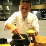 おおたに - 郡上の鮎御飯が炊き上がりました。♪♬