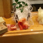 元鮨 - 刺し盛りの赤貝