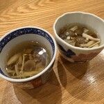 氏ノ木 - お通し　お吸い物