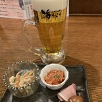 海だより - ビール＆お通し