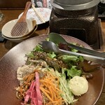 海だより - 豚と牛蒡の胡麻味噌らーめんさらだ