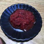 ケララキッチン - ほんのり甘くほんのりスパイシーなビーツのアチャール(？)も美味しい