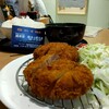 浅草屋 - 厚切りハムカツ定食(￥780)、ご飯大盛り
