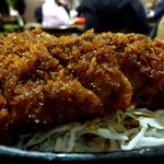 お肉屋さんの定食と丼 岩井畜産 - リブスペシャルソースカツ丼　大盛り(￥1188)