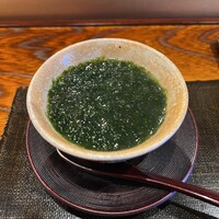 鮨 かの - あおさの茶碗蒸し