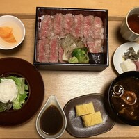 一游 - ルームサービスのステーキ重セット@14,300円