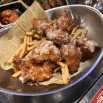 小さな韓国あぷろ 佐賀駅店 - スノーチーズチキン1408円