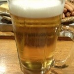炉ばた焼 馬籠 - 大ジョッキ生ビール