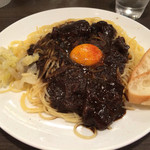 SABOU 虎ノ門店 - 漆黒のカレーパスタ