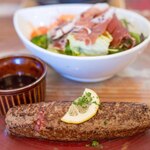 タヴェルナハンバーグ - 2024.12 とっても常陸牛ハンバーグ（レギュラー 150g 2,288円）熟成生ハムサラダに変更（418円）