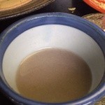 蕎麦喰い処 利めい庵 - 蕎麦湯三杯目