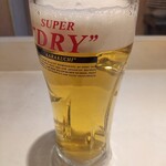 餃子の王将 - 生ビール465円(2025年1月2日)