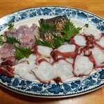 まるせん 木村屋 - 料理写真:鯖の冷燻、たこ足、ソイを盛り付けました✨