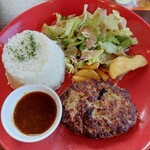 ヴィクトリアステーション - 料理写真:手ごねハンバーグプレート