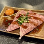 焼肉 すっきゃねん - すき焼き風焼ロース