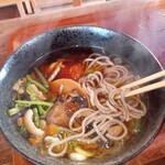 陣馬山頂　清水茶屋 - 陣馬そば