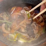 陣馬山頂　清水茶屋 - 陣馬そば