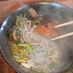 陣馬山頂　清水茶屋 - 陣馬そば