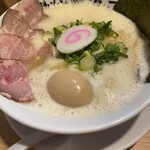 鶏そば 啜る - 別日にいただいた 鶏そば全のせ