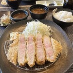 とんかつ一番2deux - 名代とんかつ（リブロース）200g＋定食料金¥450