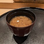 神田錦町 鮨たか晴 - シジミのお味噌汁