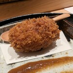 神田錦町 鮨たか晴 - 車海老のクリームコロッケ