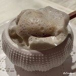 プチレストラン ブーケ・ド・フランス - 蟹が泡を吹いたところをイメージされ造られたという一品