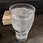 ポチの家 - 芋焼酎 黒霧島(水割り)