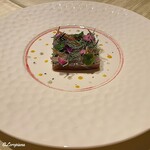 プチレストラン ブーケ・ド・フランス - 真鯵とジャンボン･クリュのプレッセ