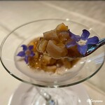 プチレストラン ブーケ・ド・フランス - 螺貝と北寄貝のジュレ掛け