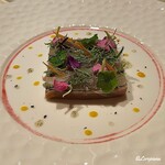 プチレストラン ブーケ・ド・フランス - 真鯵とジャンボン･クリュのプレッセ