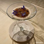 プチレストラン ブーケ・ド・フランス - 螺貝と北寄貝のジュレ掛け