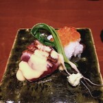 隠れ家愉膳 亥の子 - 鴨とアオリイカの刺身