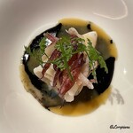 プチレストラン ブーケ・ド・フランス - 槍烏賊の帆立貝柱詰め