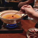 隠れ家愉膳 亥の子 - しゃぶしゃぶで美味しい