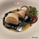 プチレストラン ブーケ・ド・フランス - 槍烏賊の帆立貝柱詰め