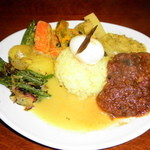 ｽﾘｶﾚｰﾗﾝﾁ 手前の空きｽﾍﾟｰｽで混ぜ混ぜ