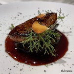 プチレストラン ブーケ・ド・フランス - あわびとフォアグラのロッシーニ