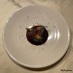 プチレストラン ブーケ・ド・フランス - あわびとフォアグラのロッシーニ