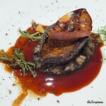 プチレストラン ブーケ・ド・フランス - あわびとフォアグラのロッシーニ