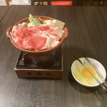 和食しゃぶしゃぶ かごの屋 - 一人すき焼き