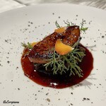 プチレストラン ブーケ・ド・フランス - あわびとフォアグラのロッシーニ