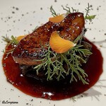 プチレストラン ブーケ・ド・フランス - あわびとフォアグラのロッシーニ