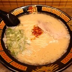 一蘭 - ラーメン(にんにく1片分)